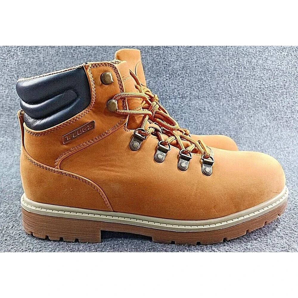 Lugz Grotto Chukka Work Boot Mens Size 9 Golden Wheat New In Box! MGROTK-7401